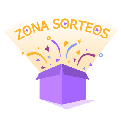 una caja abierta que desprende confetis